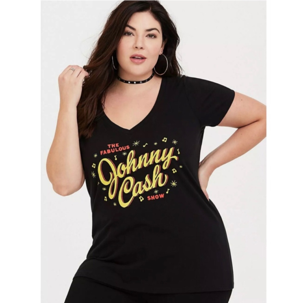 TORRID Johnny Cash Black Shirt - Picture 3 of 7